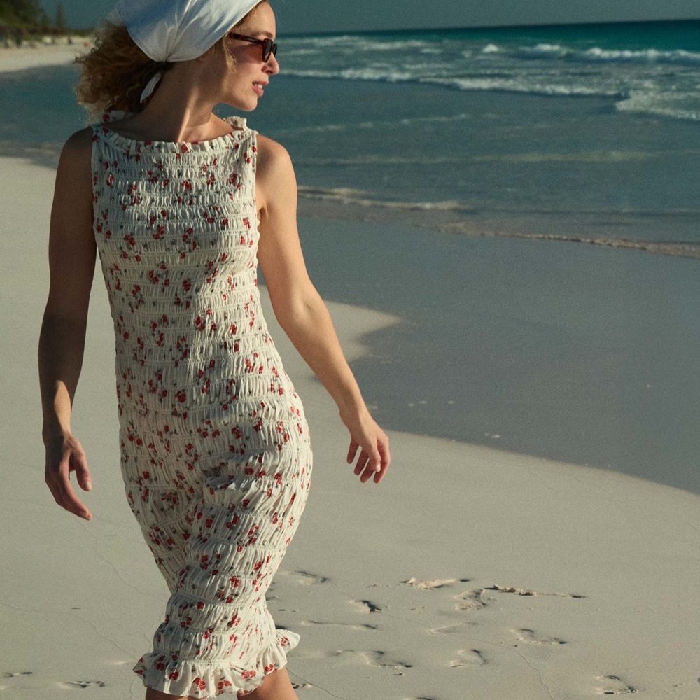 Runs Big — Doen Rosine Dress in Poppy Fields